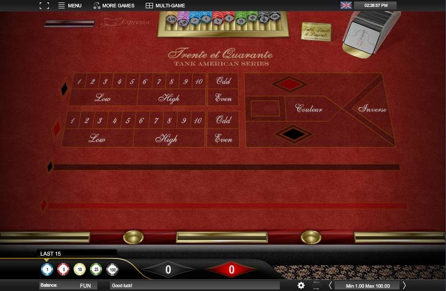 Trente Quarante by Espresso Games