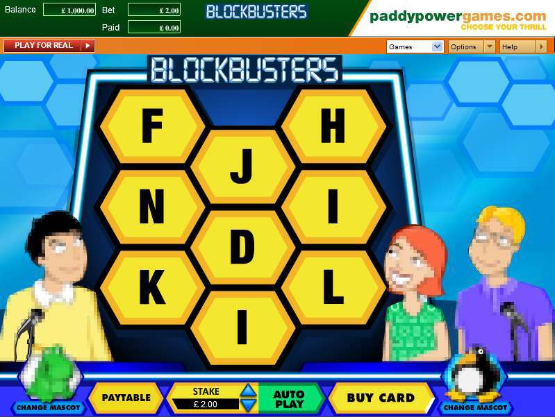 Blockbusters Scratch by OpenBet