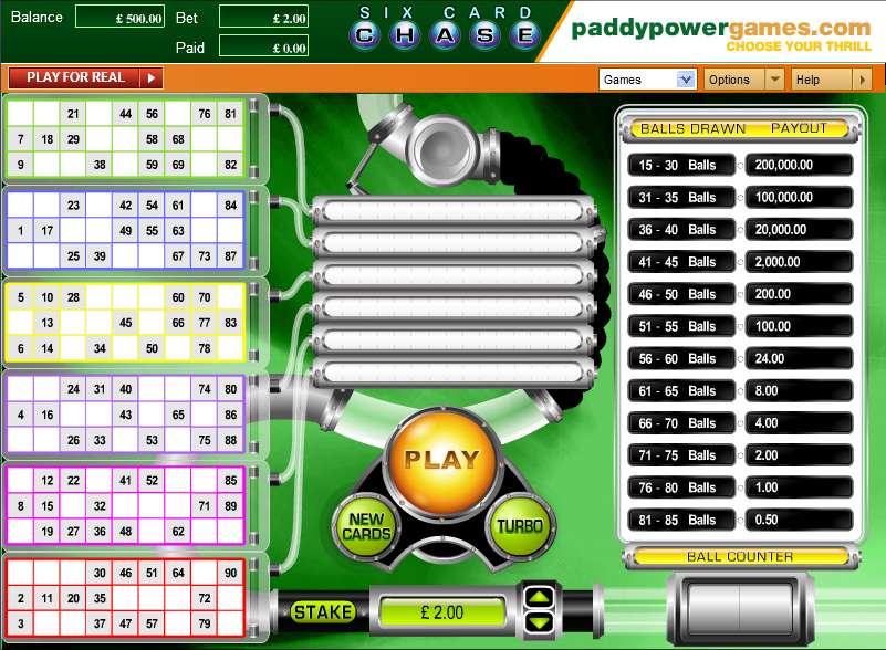 Six Card Chase by OpenBet