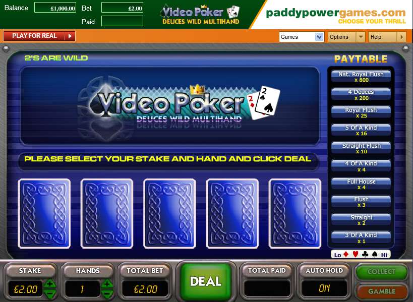 Deuces Wild by OpenBet