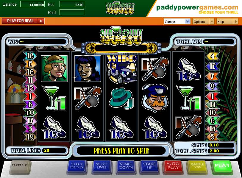 Gin Joint Jackpot by Ash Gaming