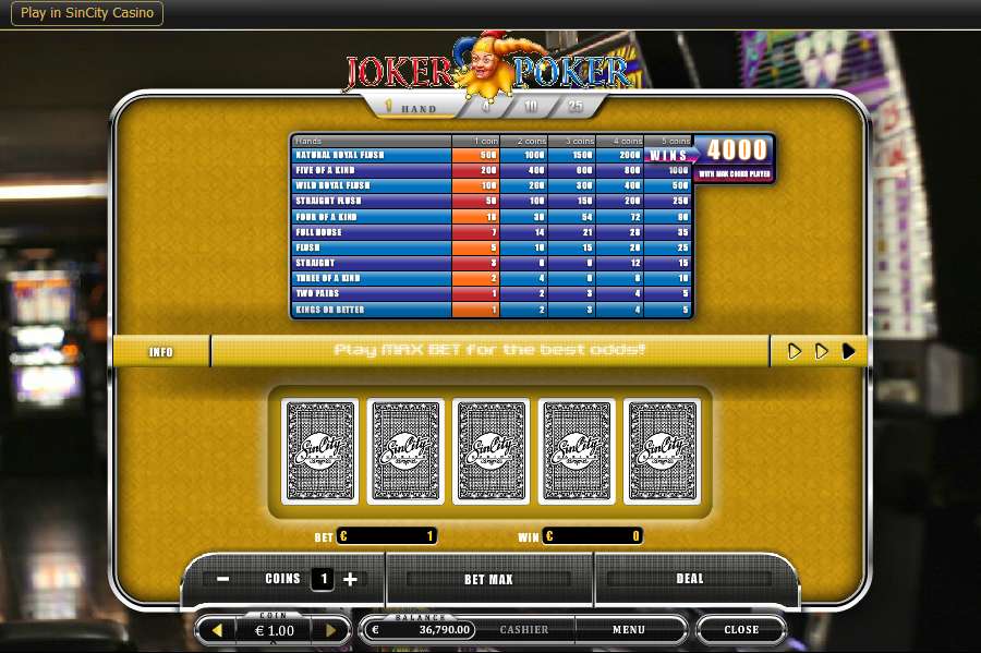 Joker Poker by Oryx