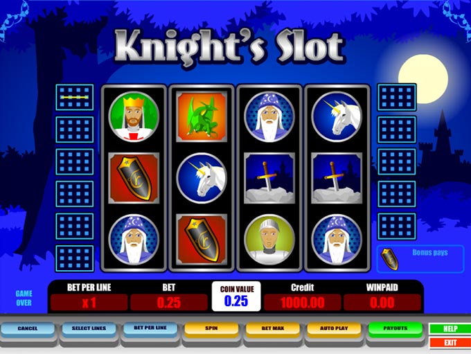Knight's Slot by B3W