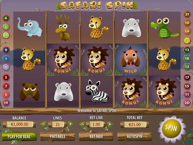 Safari Spin by GameScale