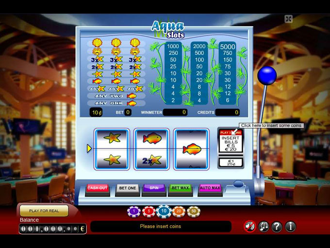 Aqua Slot gameplay screenshot