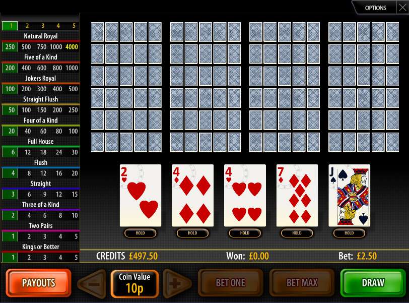 Jokers Wild - 25 Lines by Multi Slot Casinos