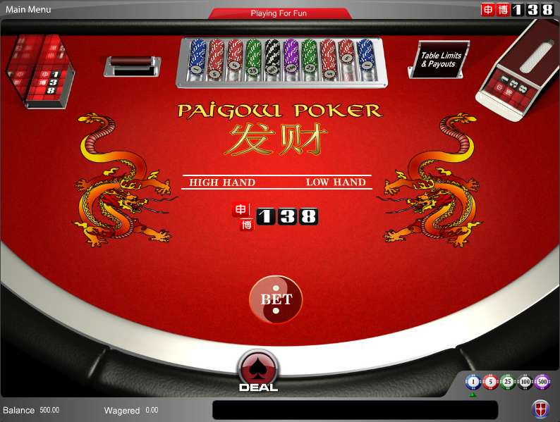 Pai Gow Poker by Amaya