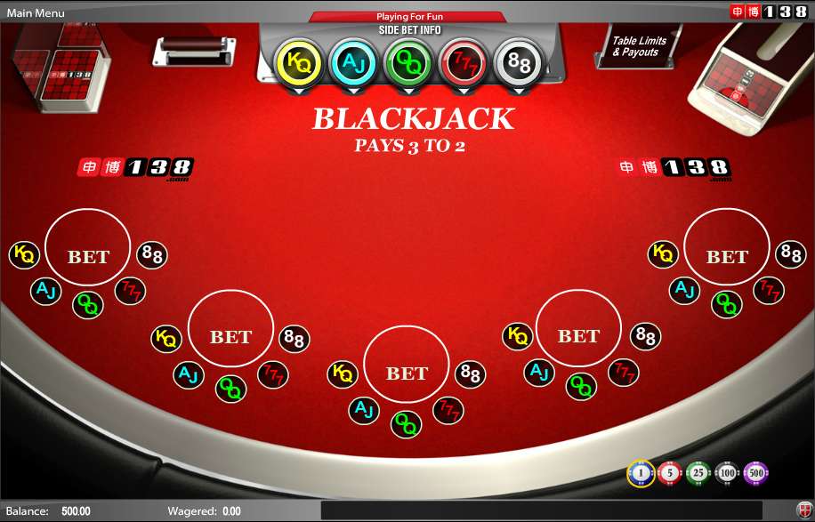 Sidebet Blackjack by Amaya