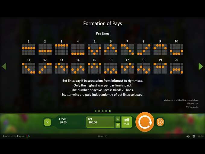 Alice in Wonderslots by playson