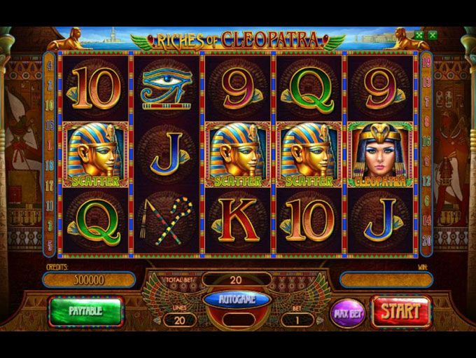Riches of Cleopatra by playson