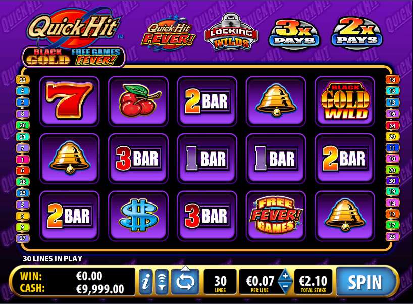 Quick Hit Black Gold by Bally Technologies