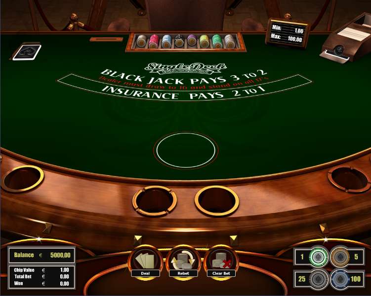 European Blackjack - Single Deck by The Art Of Games