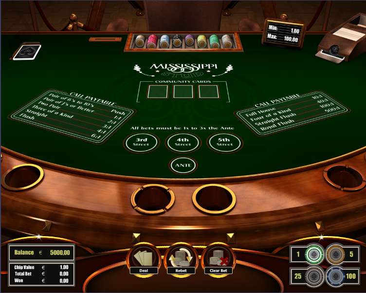Mississippi Stud Poker by The Art Of Games
