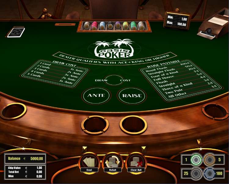 Oasis Poker by The Art Of Games