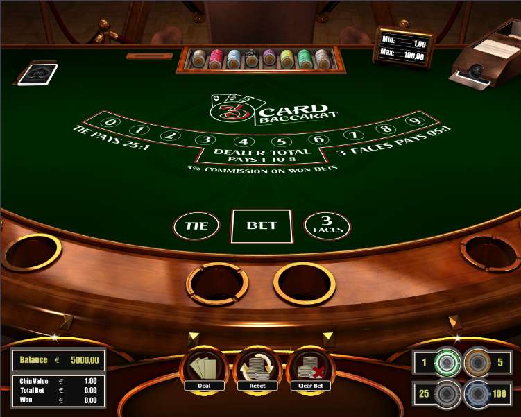 3 Card Baccarat by The Art Of Games