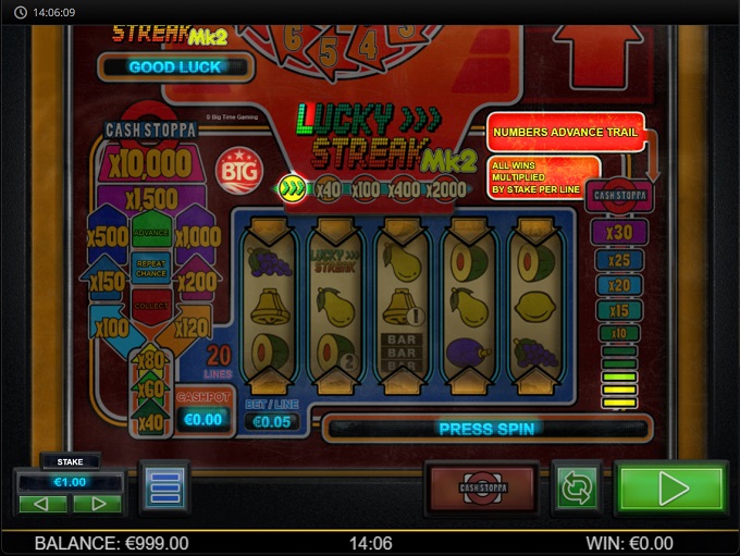 Lucky Streak by Big Time Gaming