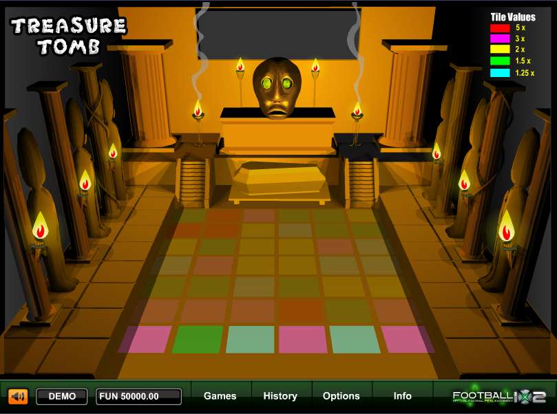 Treasure Tomb by 1x2gaming