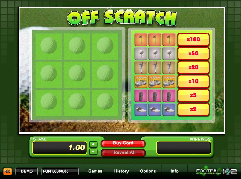 Off Scratch by 1x2gaming
