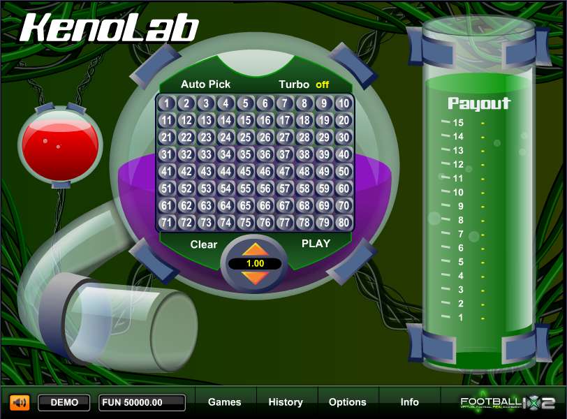 Keno Lab by 1x2gaming