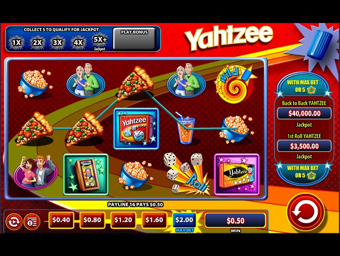 Yahtzee gameplay screenshot
