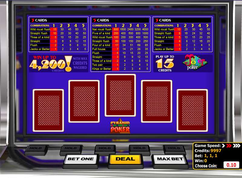 Pyramid Joker Poker by BetSoft
