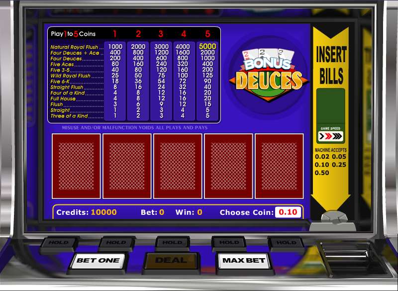 Bonus Deuces by BetSoft