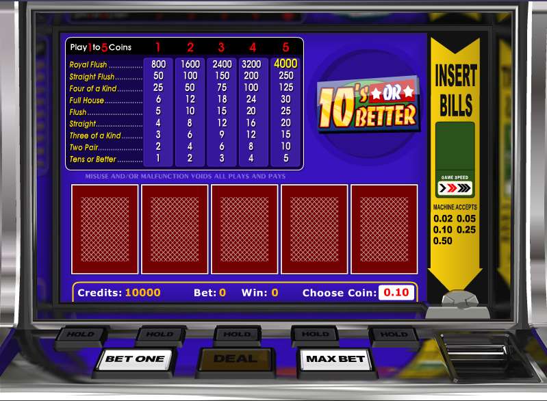 Tens or Better by BetSoft