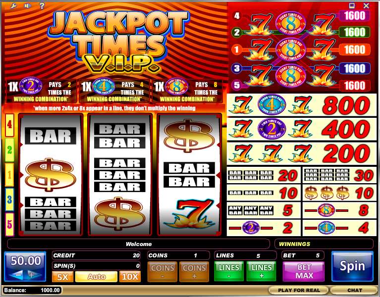 Jackpot Times VIP by iSoftBet