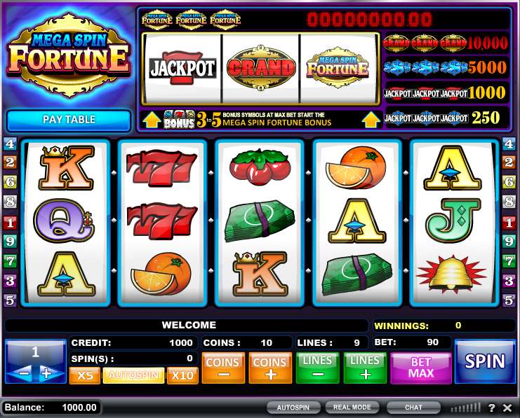 Mega Spin Fortune by iSoftBet