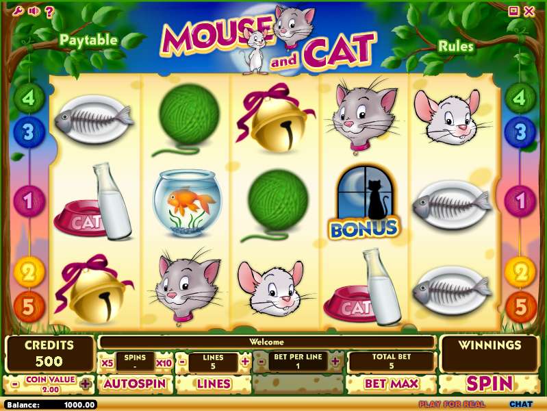 Mouse and Cat by iSoftBet