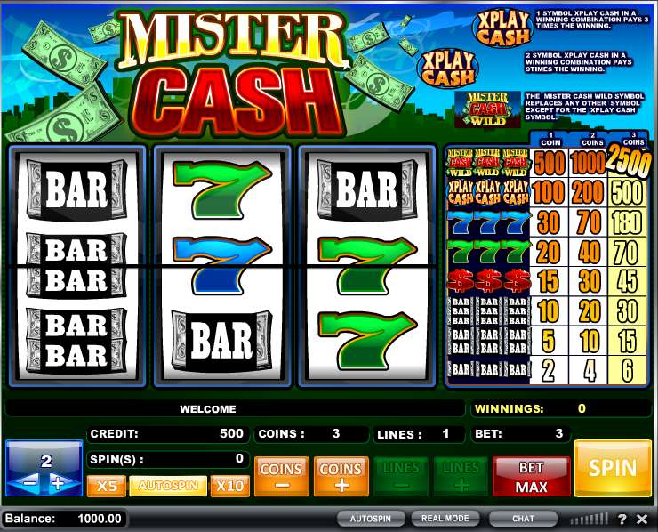 Mr Cash Bonus by iSoftBet