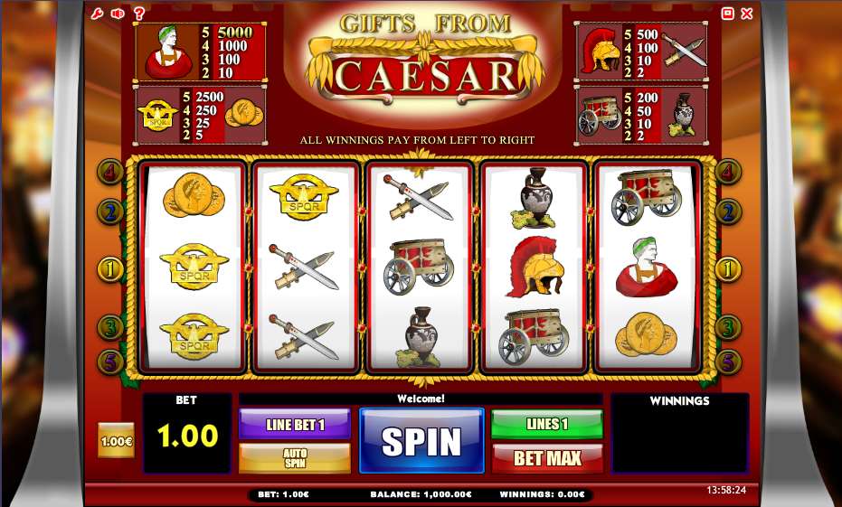 Gifts from Caesar by iSoftBet