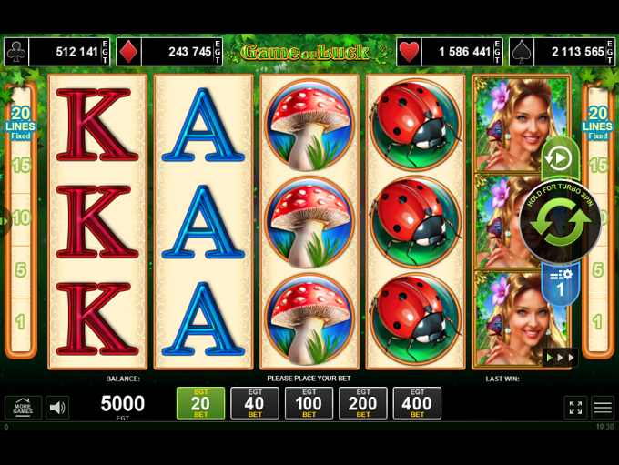 Game of Luck gameplay screenshot