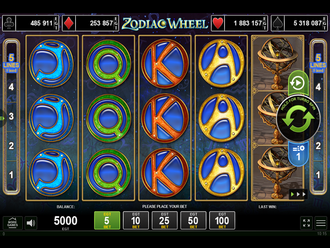 Zodiac Wheel by Amusnet