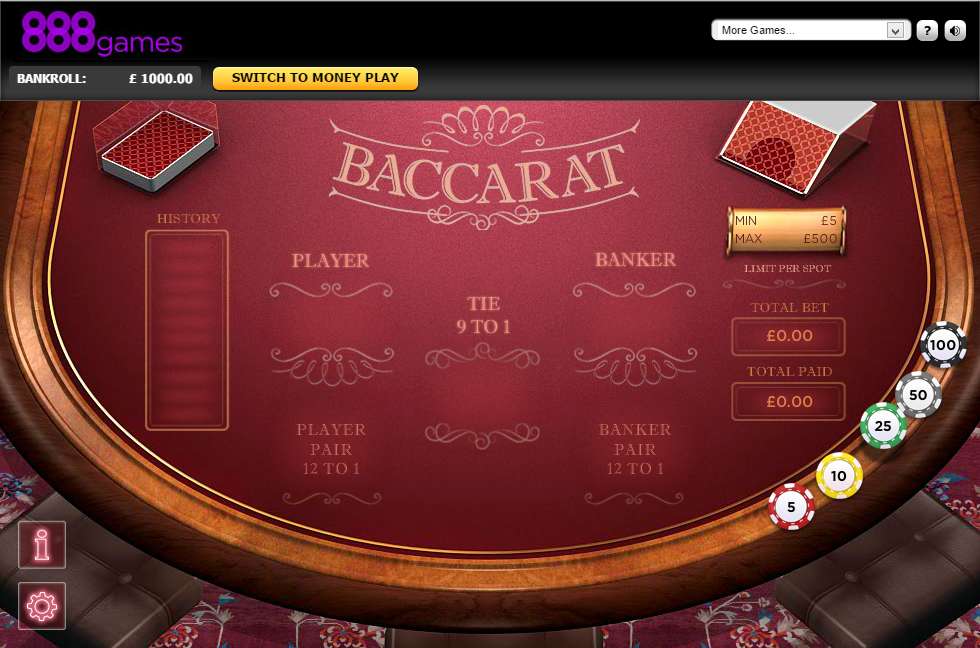Baccarat by Random Logic
