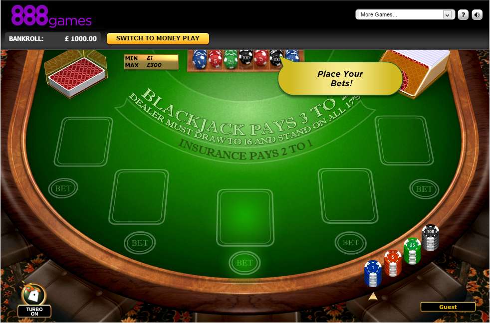 Multihand Blackjack by Random Logic
