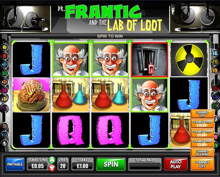 Dr Frantic and the Lab Of Loot by Games Warehouse