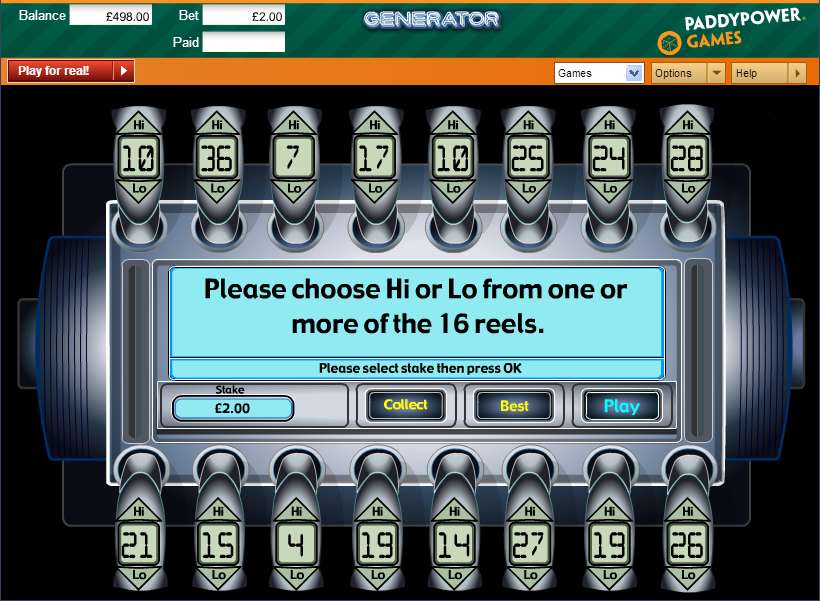 Generator by OpenBet