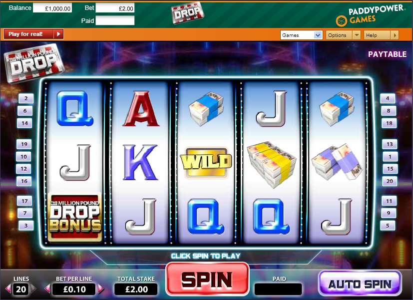 Million Pound Drop Slot by Endemol Games