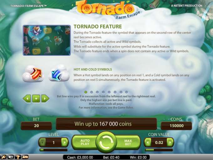 Tornado™: Farm Escape by Net Entertainment