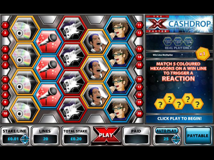 The X Factor Cashdrop by OpenBet